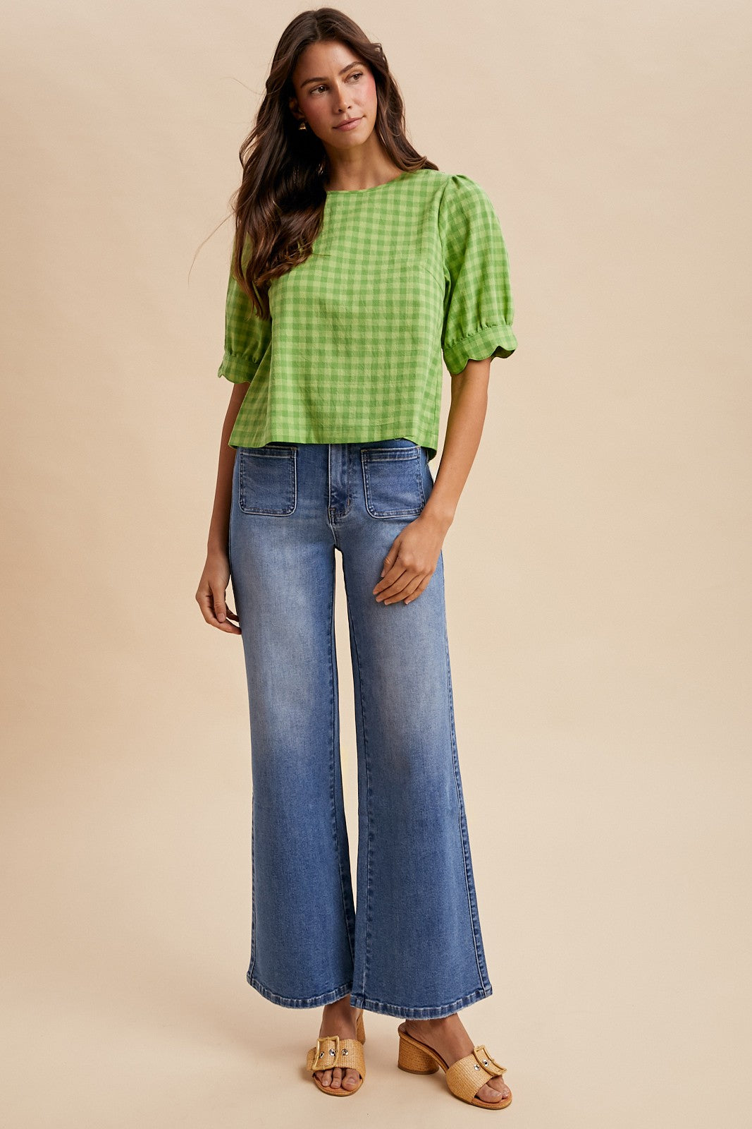 Madison High Rise Wide Flare Jeans