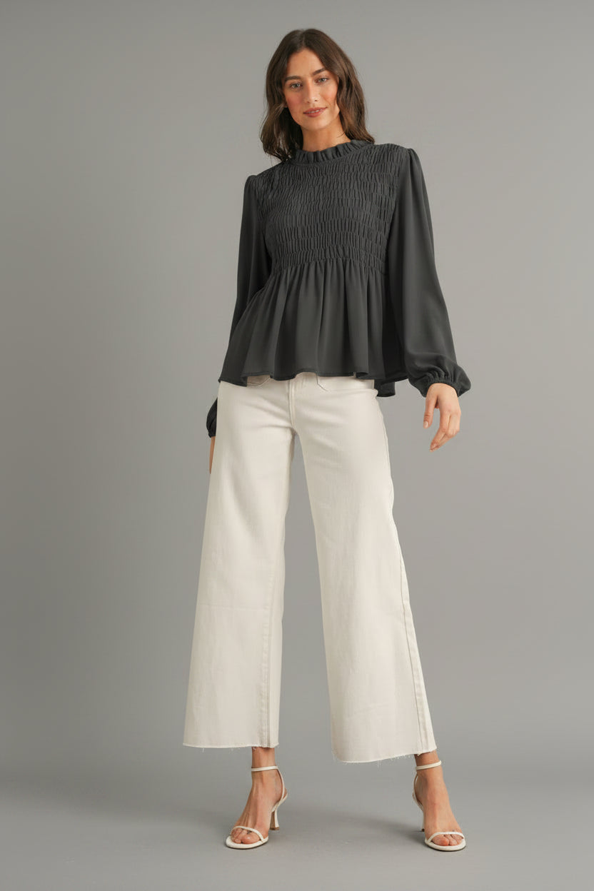 Crisp & Classic High Rise White Denim