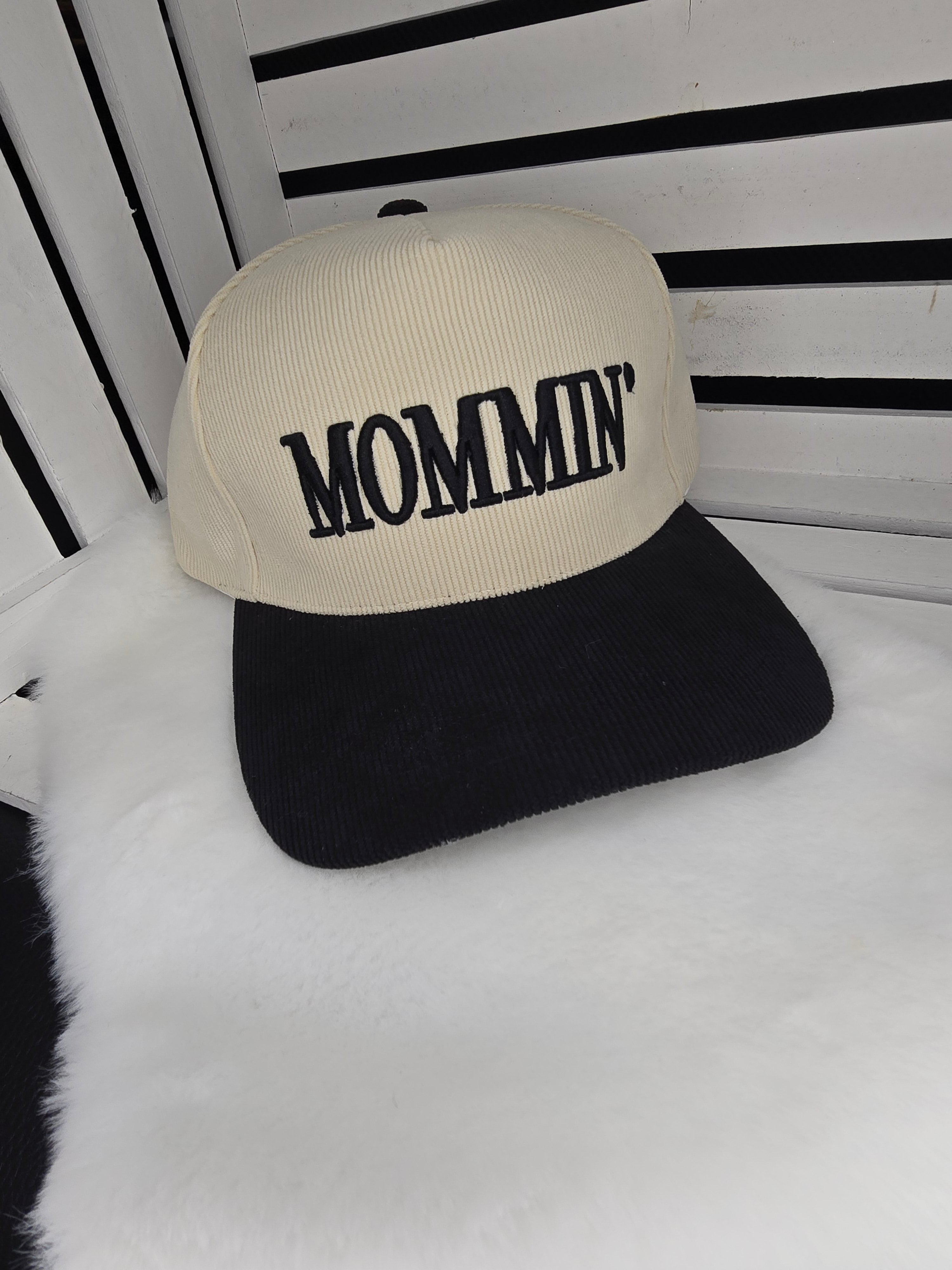 Mommin' Two Tone Corduroy Cap