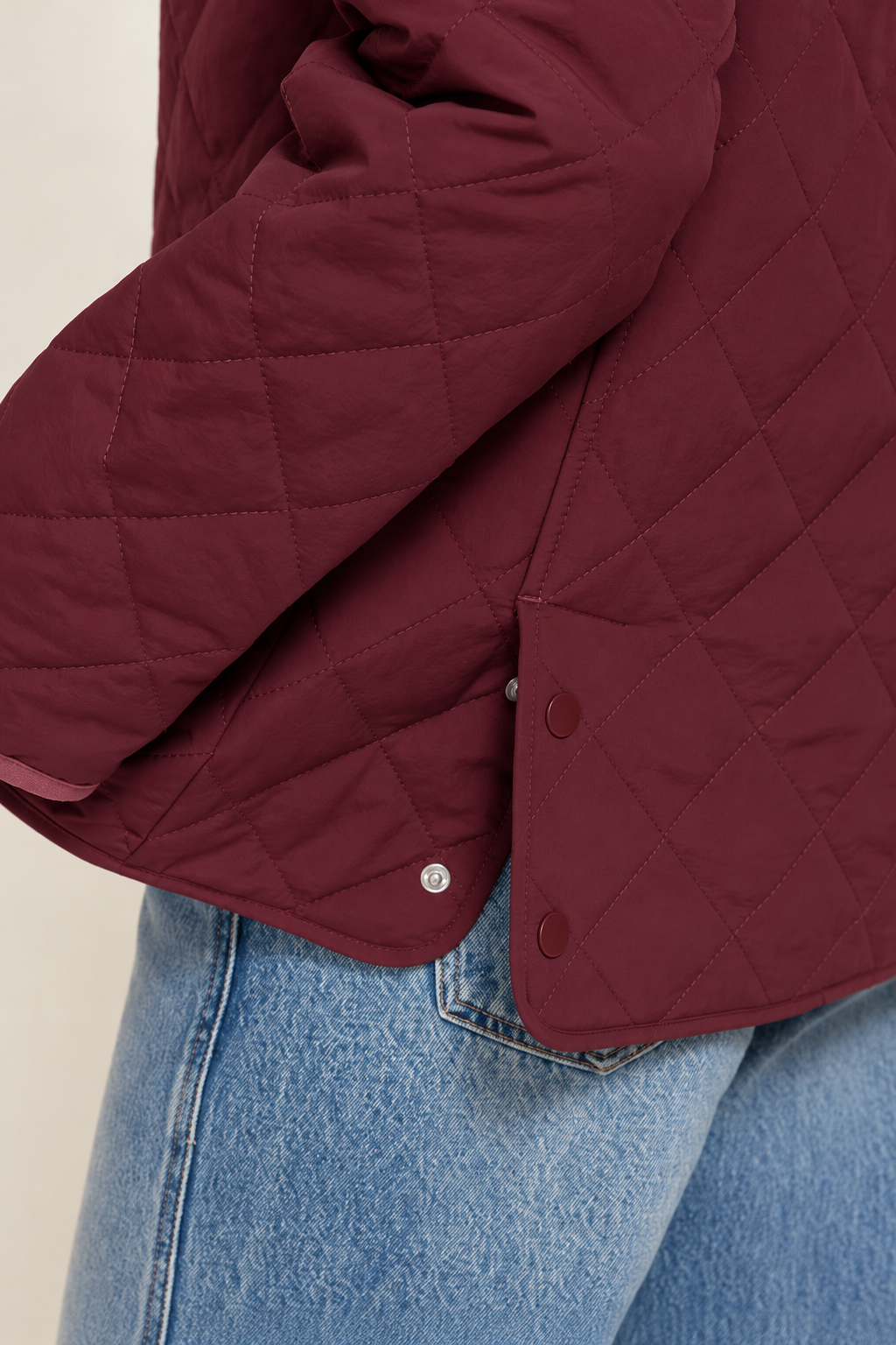 The Merlot Quilted Jacket