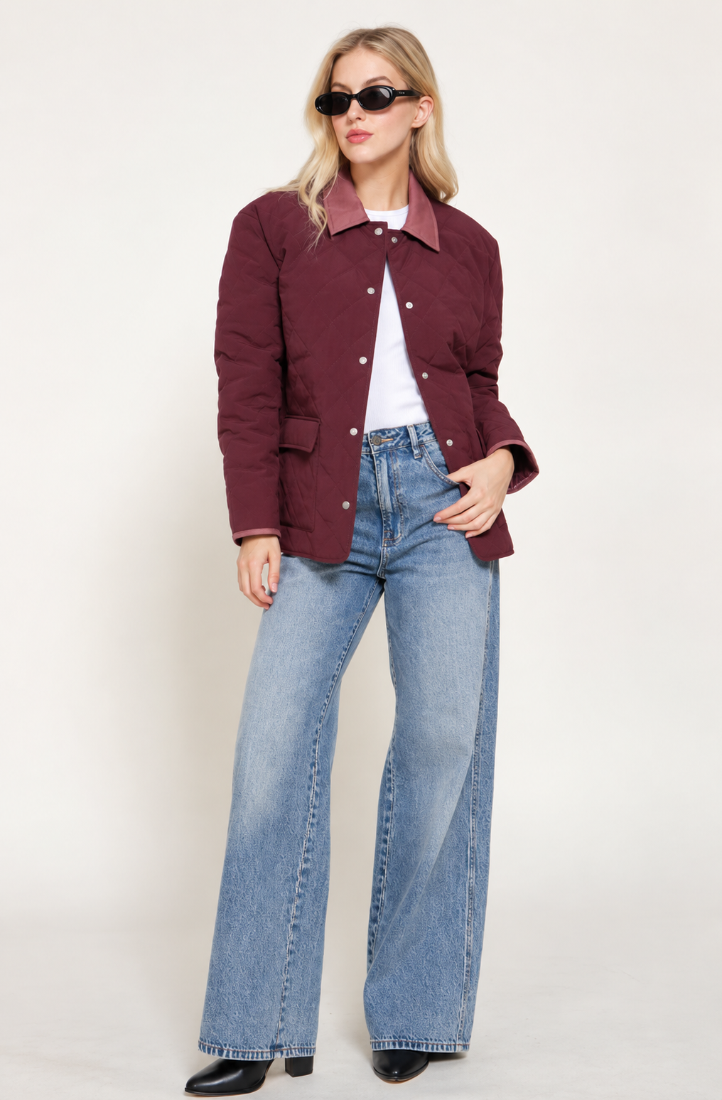 The Merlot Quilted Jacket