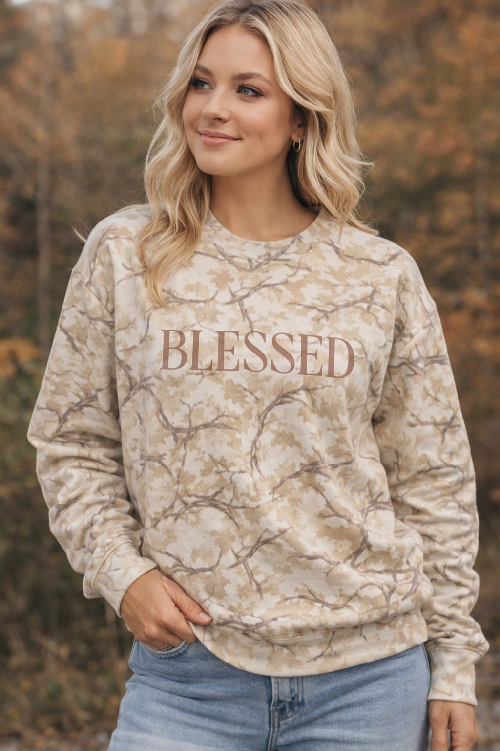 Blessed Camo Sweatshirt
