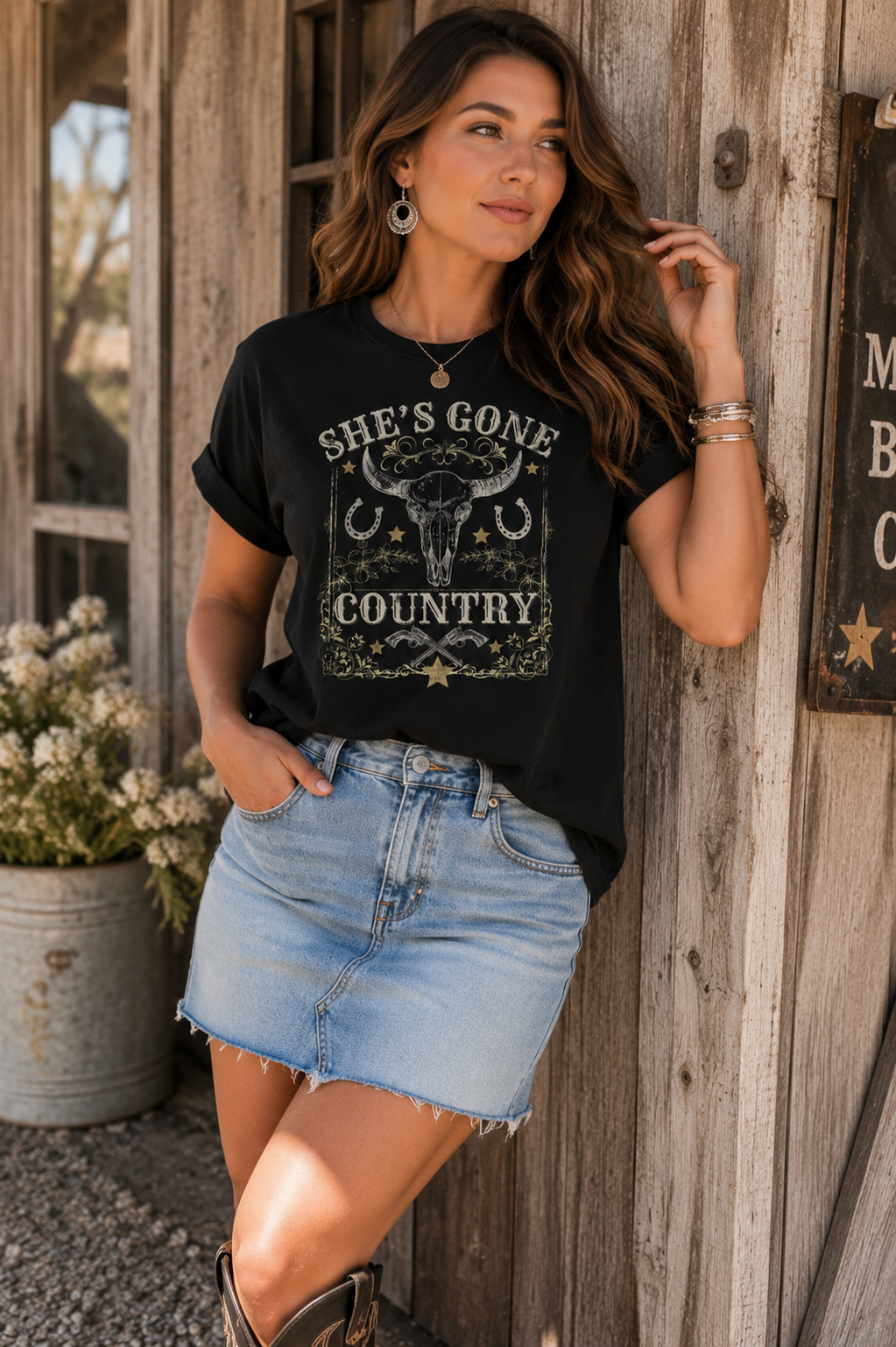 She's Gone Country Tee