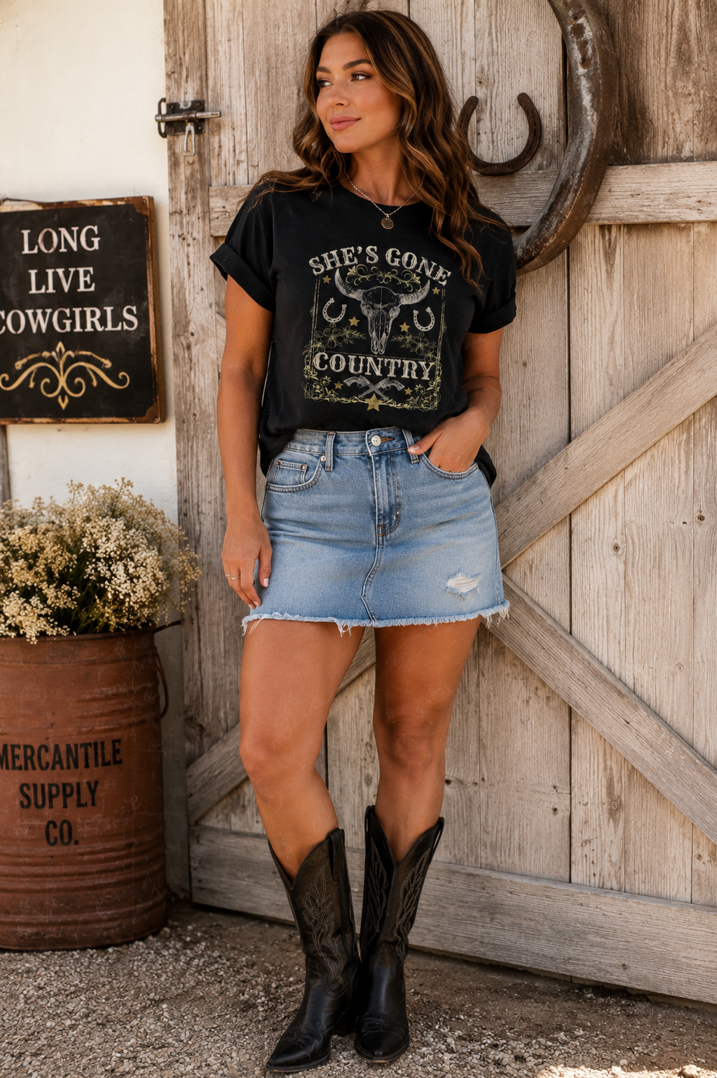 She's Gone Country Tee