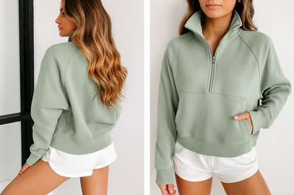 Quarter Zip Scuba Pullover