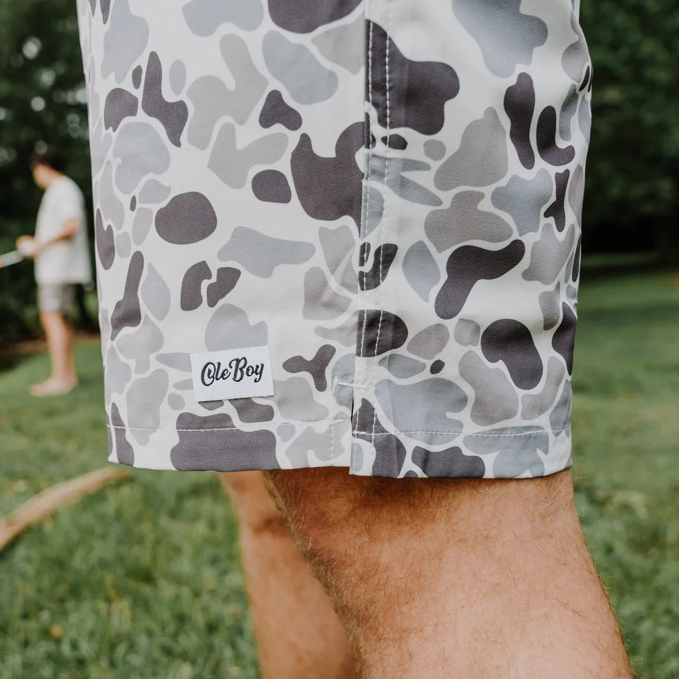 Ole Boy Everyday Short | Grey Camo