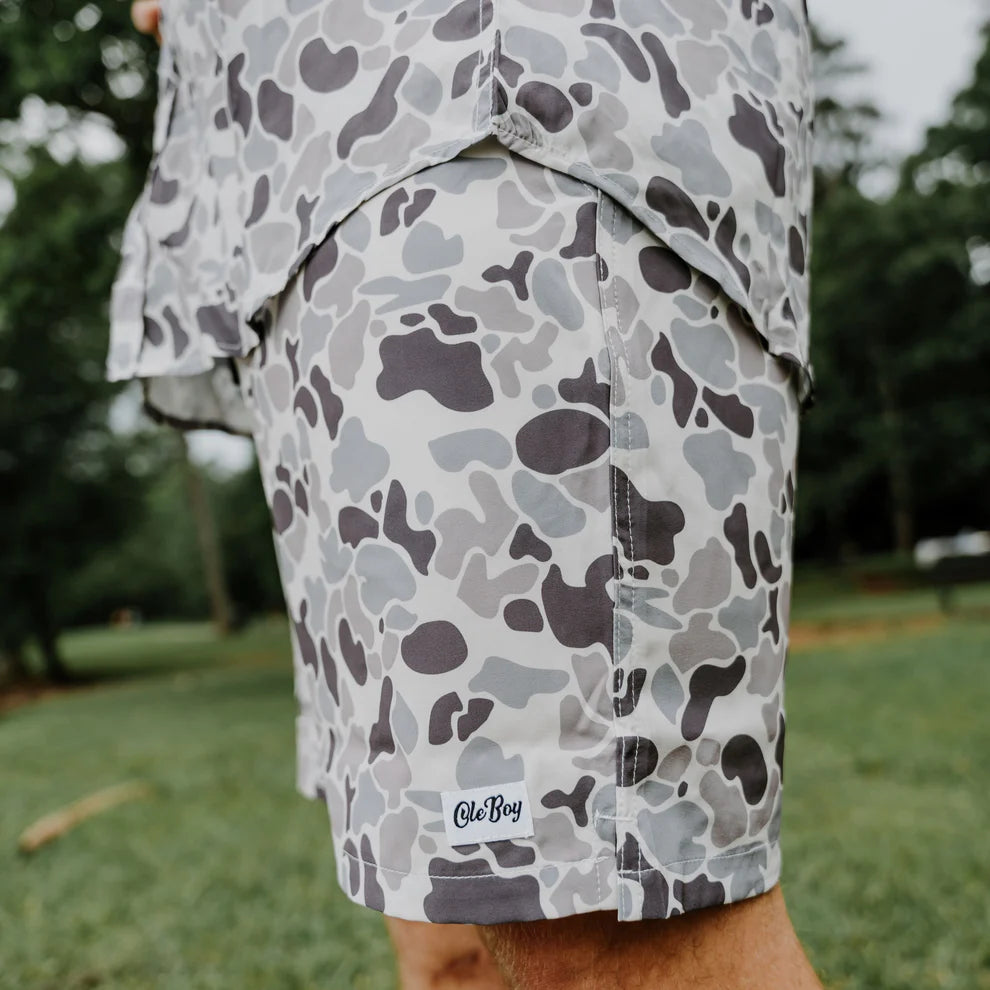 Ole Boy Everyday Short | Grey Camo