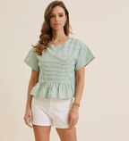 Sweet Breeze Babydoll Top