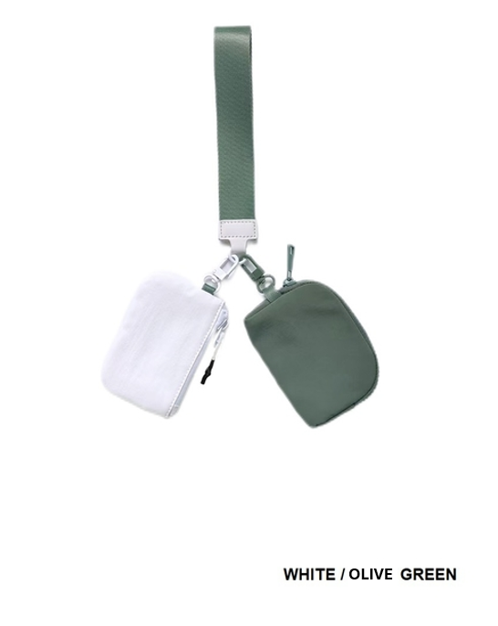 Dual Pouch Wristlet