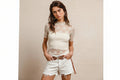 Lace & Layer Mesh Top