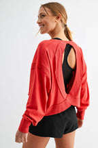 Crescent Open Back Tee