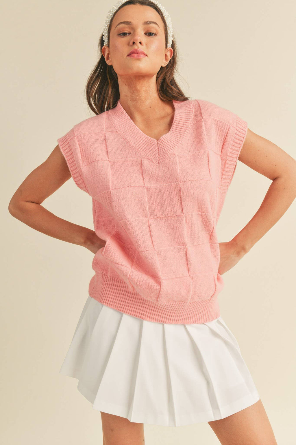 Sunset Textured Knit Sweater Top