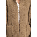 Cozy Retreat Oversized Sherpa Jacket