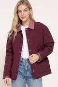The Merlot Quilted Jacket