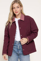 The Merlot Quilted Jacket