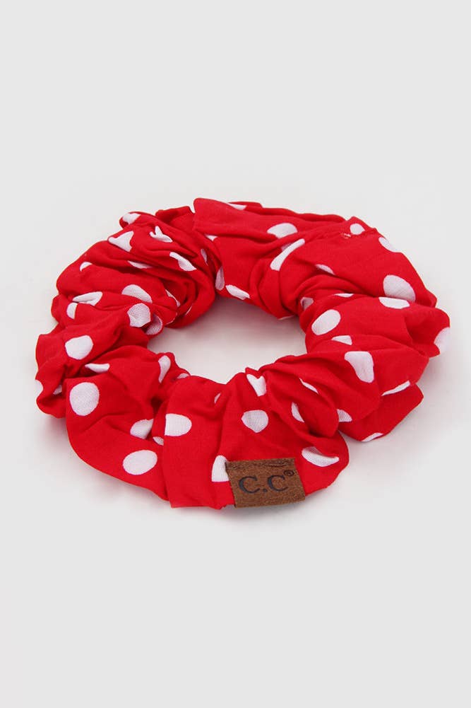 C.C Polka Dot Scrunchie