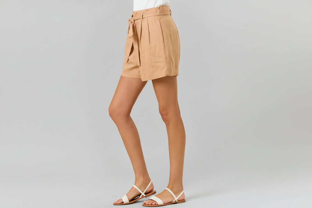 Harbor Linen Belted Shorts
