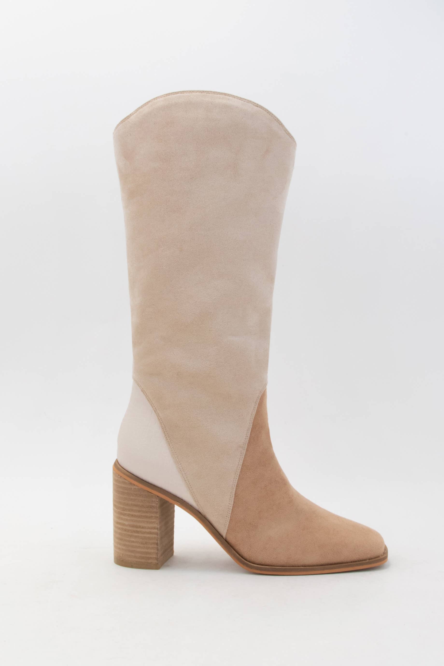 Kristin Three-Tone Tall Boot