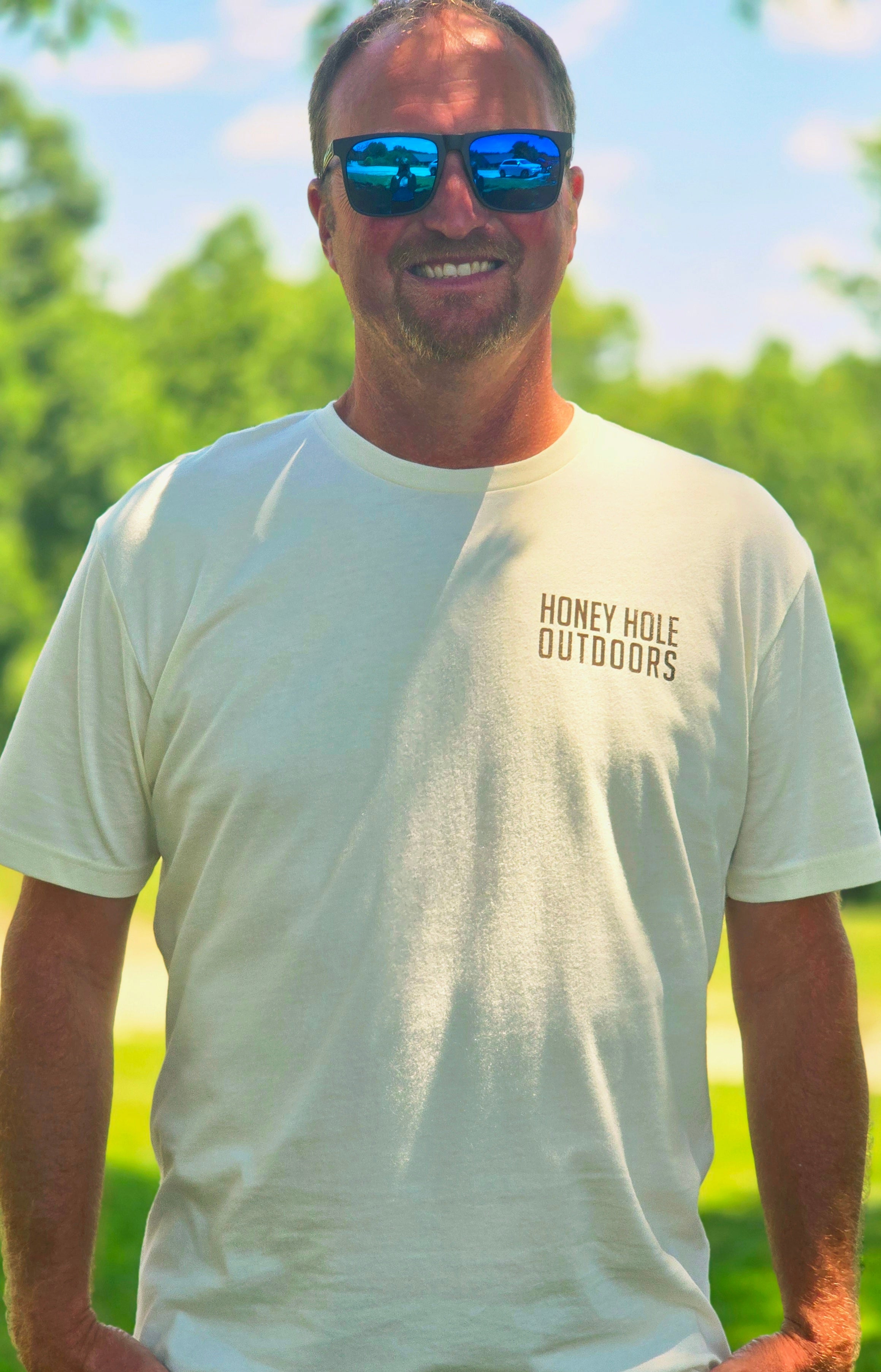 Honey Hole™ Trademark Tee - Camo Dog