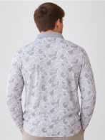 White Camo Quarter Zip Pullover
