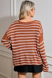 Louie Casual Striped Sweater
